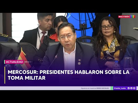 Mercosur: Presidentes hablaron sobre la toma militar