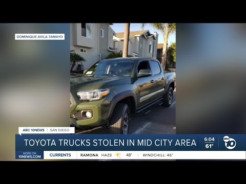 Mid-City residents continuing to see thefts of Toyota trucks in neighborhood