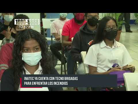 Jóvenes de Nicaragua se capacitan para la prevención de incendios forestales
