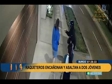 Ola de asaltos en Surco: delincuentes roban a bordo de motos en Av. Paseo de la Castellana (2/2)