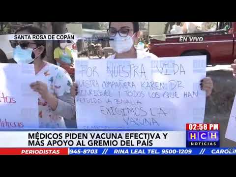 ¡Paralizados! Médicos hondureños protestan ante escalada de muertes por #Covid19