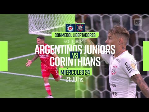 Argentinos VS. Corinthians - Copa CONMEBOL Libertadores 2023 - Fase de Grupos - FOX Sports2 PROMO