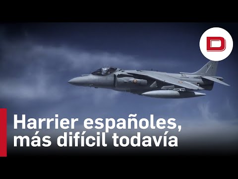 Harrier españoles se reabastecen en pleno vuelo con aviones de la OTAN