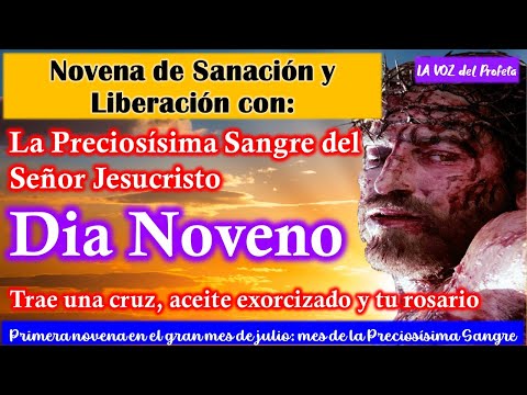 ?DIA NOVENO NOVENA DE SANACION CON LA SANGRE DE CRISTO Sanación y Liberacion con Sangre del Señor