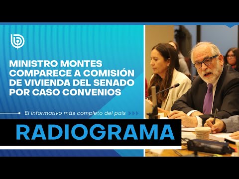 Ministro Montes compadece a Comisión de Vivienda del Senado por Caso Convenios