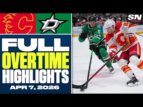 Calgary Flames at Dallas Stars | FULL Overtime Highlights - April 7, 2026