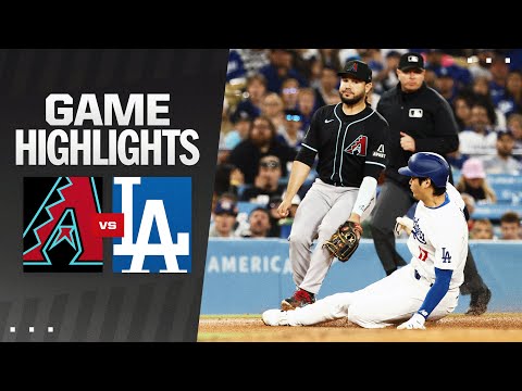 D-backs Vs. Dodgers Game Highlights (5/21/24) | MLB Highlights > 야구 동영상 ...