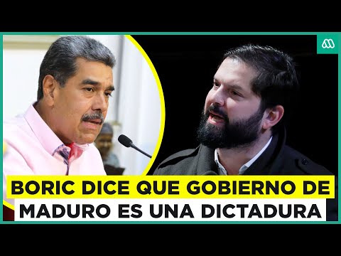 La dictadura de Venezuela no es la izquierda: Presidente Boric no reconoce triunfo de Maduro