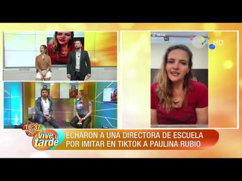 Despidieron de su trabajo a una profesora por imitar a Paulina Rubio en Tik Tok | VLT