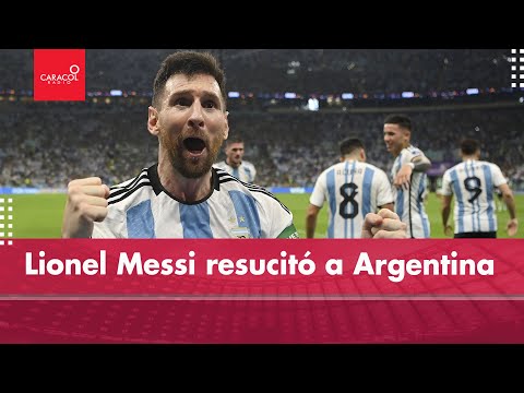 Lionel Messi resucitó a Argentina