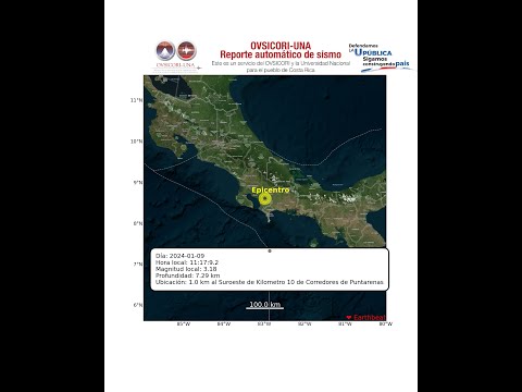 Temblor de Rivas en octubre destacó dentro de la actividad sísmica de 2023