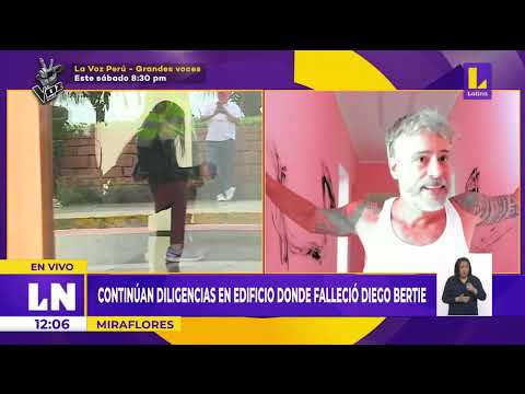 #EsNoticiaAhora  Continúan diligencias en edificio donde falleció Diego Bertie