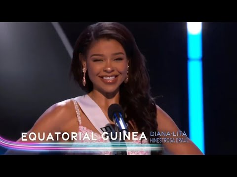 Presentación de Diana HINESTROSA en los Preliminares Miss Universo El Salvador 2023