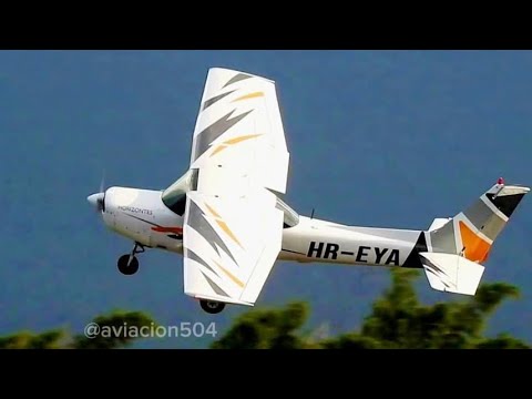 Espectacular presentación de Horizontes Escuela de Aviación  en el #Airshow La Ceiba 2024.