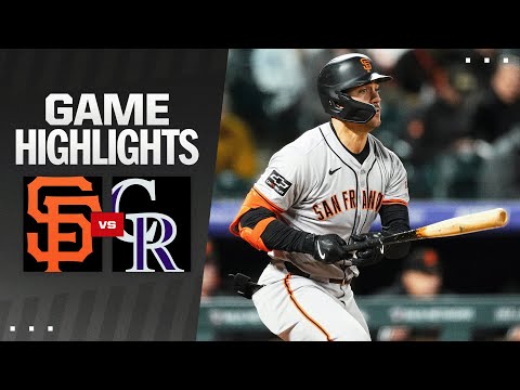 Giants vs. Rockies Game Highlights (5/7/24) | MLB Highlights