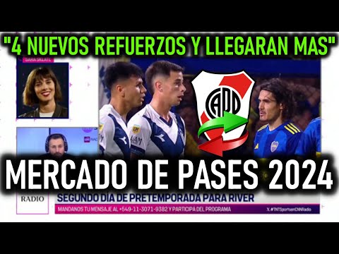 4 NUEVOS REFUERZOS + CASO VALENTIN GOMEZ Y ADAM BAREIRO NUEVOS REFUERZOS DE RIVER PLATE