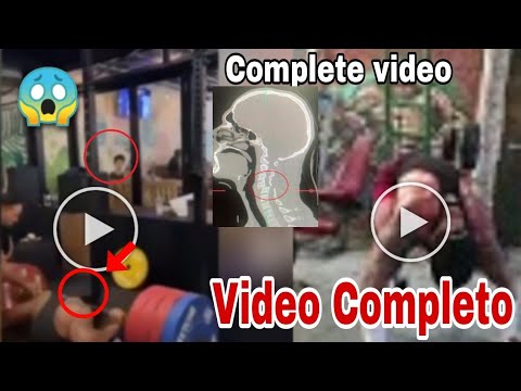 Video completo Justin Vicky fisicoculturista, momento exacto, video del accidente de Justin Vicky