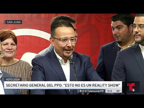 Secretario del PPD a Jenniffer González: “esto no es un reality show”