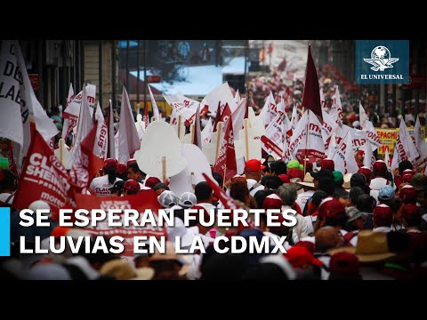 Pronostican caída de granizo en pleno cierre de campaña de Sheinbaum