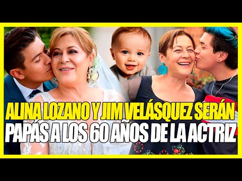 ALINA LOZANO Y JIM VELASQUEZ SERÁN PAPÁS A LOS 60 AÑOS DE LA ACTRIZ