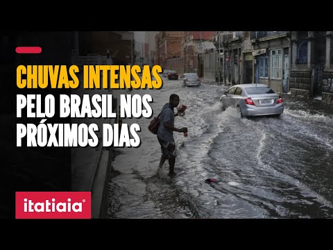 PREVISÃO DE CHUVAS INTENSAS NO BRASIL ENTRE OS DAS 21 A  23 DE MARÇO