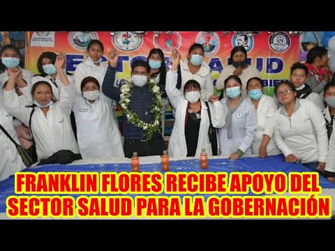 FRANKLIN FLORES CANDIDATO A LA GOBERNACIÓN DE LA PAZ SE REUNIÓ CON EL SECTOR SALUD...