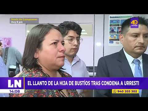 El llanto de la hija de Hugo Bustíos tras condena a Daniel Urresti