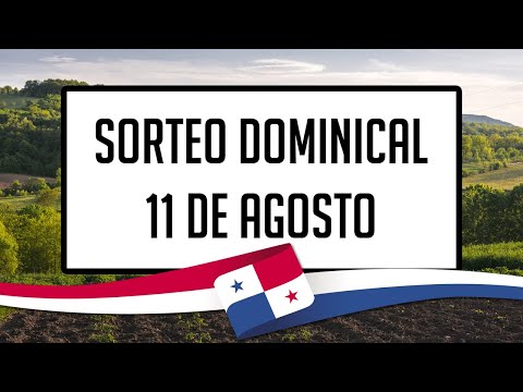 Resultados Lotería de Panamá Domingo 11 de Agosto de 2024 - Lotería nacional de Panamá de hoy