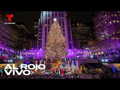 EN VIVO: El árbol de Navidad del Rockefeller Center adorna la noche neoyorquina