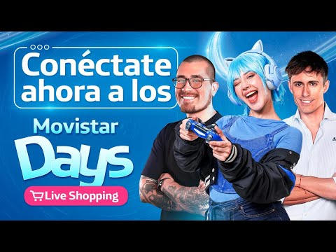 LIVE SHOPPING MOVISTAR DAYS con Claudio Michaux, iCata y Roberto Cox