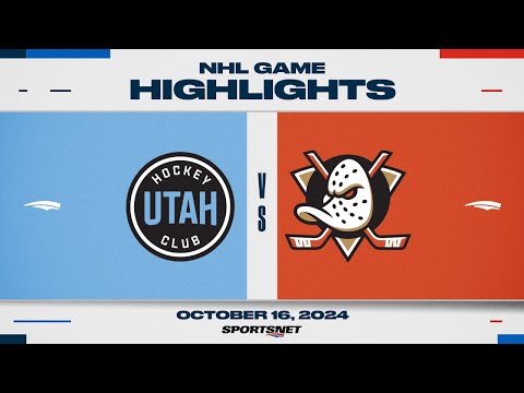 NHL Highlights | Utah HC vs. Ducks - October 16, 2024