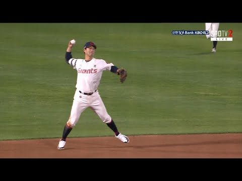 [삼성 vs 롯데] 이런 타구를 아웃시키는 장면은 야구하고 처음이네요 | 4.11 | KBO 모먼트 | 야구 주요장면