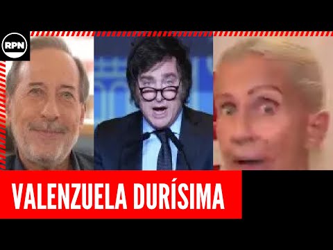 María Valenzuela FUIROSA contra Milei por sacarle medicamentos a su hija y PALAZO para Francella