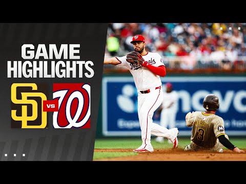 Padres vs. Nationals Game Highlights (7/23/24) | MLB Highlights