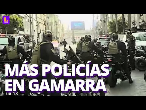 Gamarra: Aumentan policías contra presencia de ambulantes a pocas semanas de Navidad