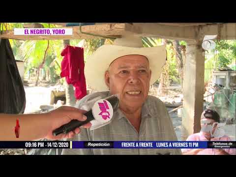 Hondureños conviven con el lodo tras un mes del paso de huracanes por El Negrito, Yoro
