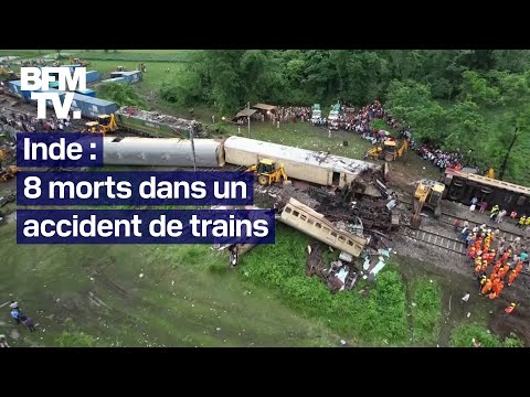 Inde: au moins 8 morts dans un accident de trains