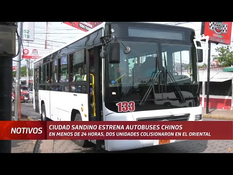 Iniciaron a circular los buses chinos en la capital