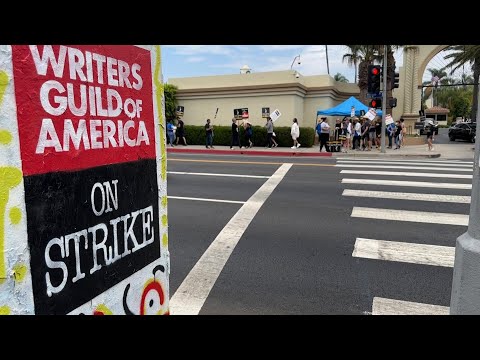 Tentative deal reached to end the Hollywood writers strike. No deal yet for actors