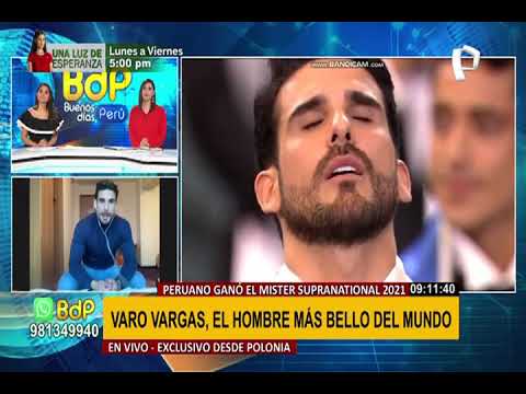 EXCLUSIVO | Varo Vargas, elegido el hombre más bello del mundo: estoy orgulloso de ser peruano