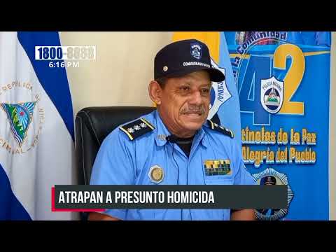 Presunto homicida prófugo es puesto tras las rejas en Río San Juan - Nicaragua