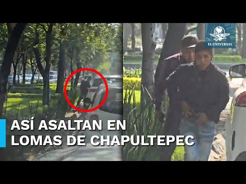 Captan asalto en Lomas de Chapultepec a plena luz del di?a