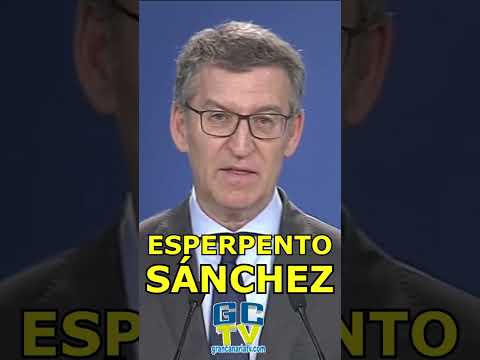 ESPERPENTO Feijóo critica a Pedro Sánchez