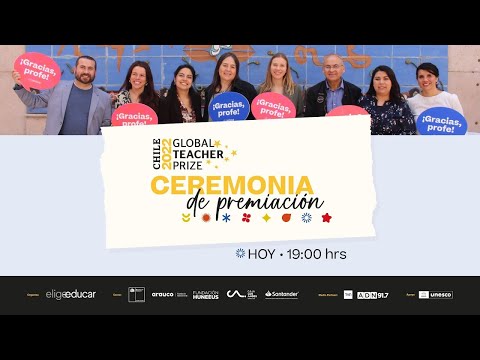 EN VIVO | Ceremonia Global Teacher Prize Chile 2022