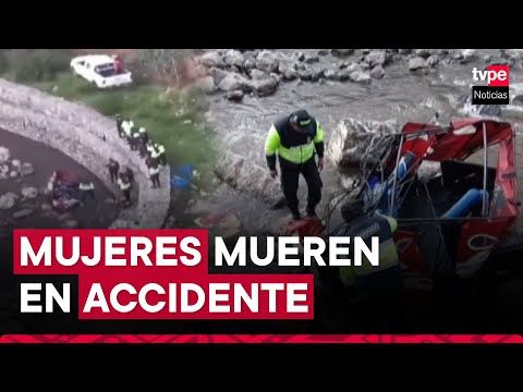 Huancavelica: tres mujeres que iban en mototaxi murieron tras caer a abismo de cien metros