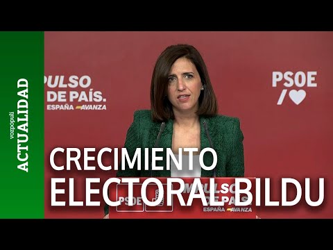 El PSOE reprocha a Feijóo que achaque el crecimiento de Bildu a su blanqueamiento