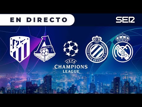 ATLETI vs LOKOMOTIV y BRUJAS vs REAL MADRID EN VIVO | UEFA Champions League