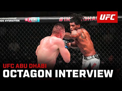 Sedriques Dumas Octagon Interview | UFC Abu Dhabi