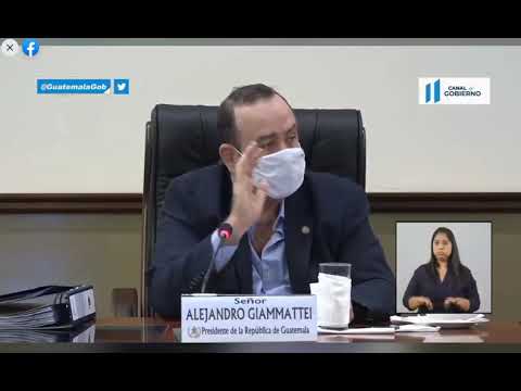 Alejandro Giammattei habla de la responsabilidad de la gente en la lucha contra el Covid-19
