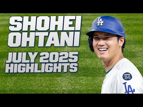 Shohei Ohtani did it all for the Dodgers in July 2025! (Hitting AND pitching highlights) | 大谷翔平ハイライト